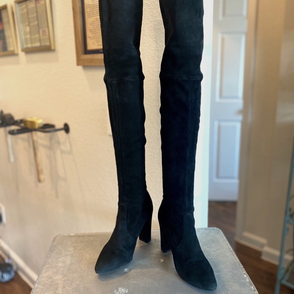 Vero Cuoio Suede Thigh High Boots